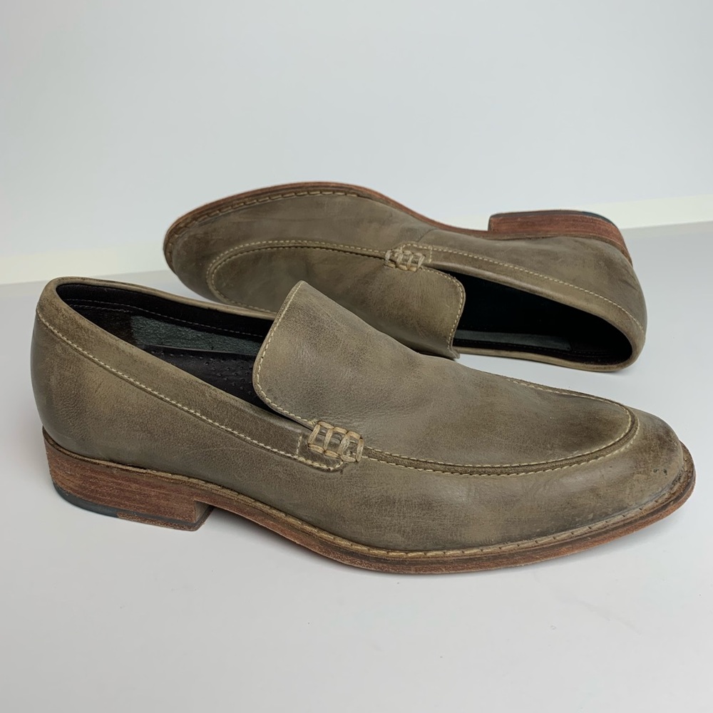 Cole Haan Mens Loafers Nubuck Leather Slip On